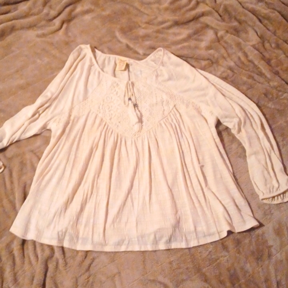 Creme tunic